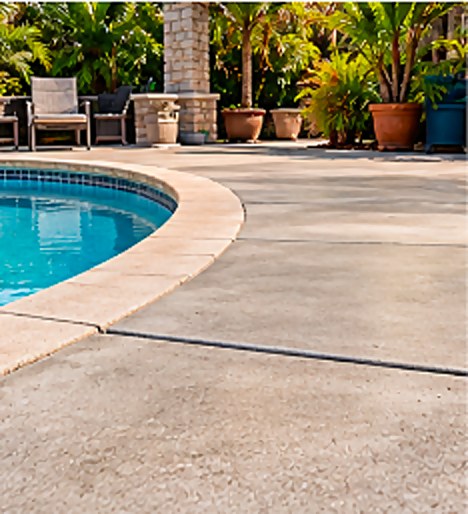 Level pool deck after concrete leveling in Pasadena