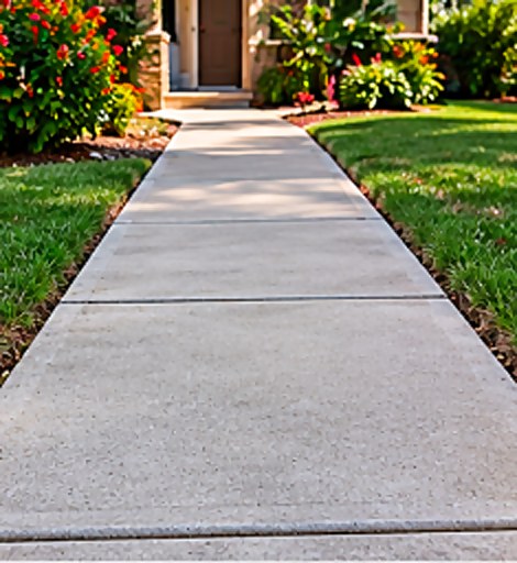 Smooth, level sidewalk after concrete leveling in Pasadena